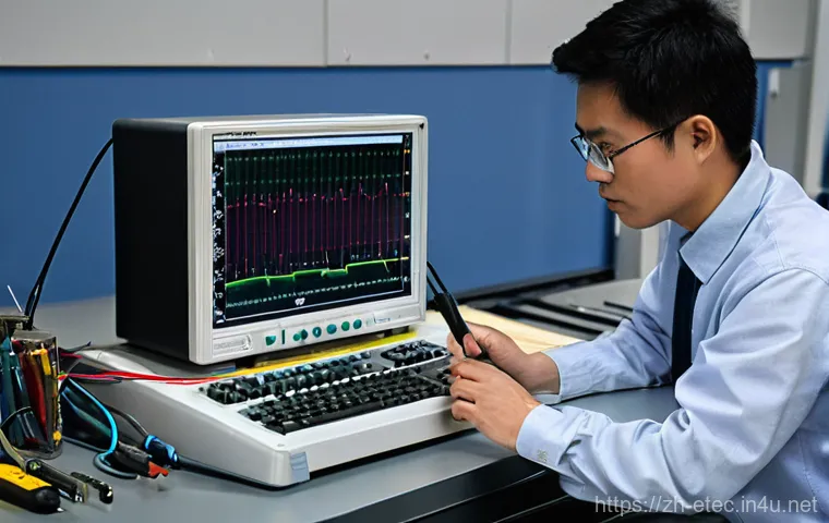 전자기술사 실기시험의 성공 전략 - A close-up, high-detail shot of an East Asian electronic engineer's skilled hands, clad in a short-s... 전자기술사 실기시험의 성공 전략 - A close-up, high-detail shot of an East Asian electronic engineer's skilled hands, clad in a short-s...