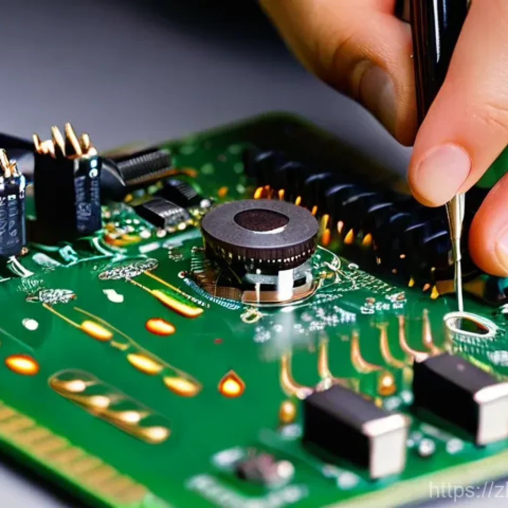 전자기술사 실기시험 시연 성공 팁 - **Prompt:** A diverse young adult, wearing practical work attire such as a collared shirt or a light...