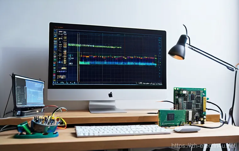 전자기술사 실기시험 시연 성공 팁 - **Prompt:** A diverse young adult, wearing practical work attire such as a collared shirt or a light...