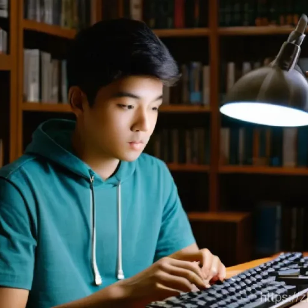 전자기술사 필기시험 스터디 방법 - **Prompt:** "A young individual (late teens to early twenties), dressed in clean, modest casual atti...