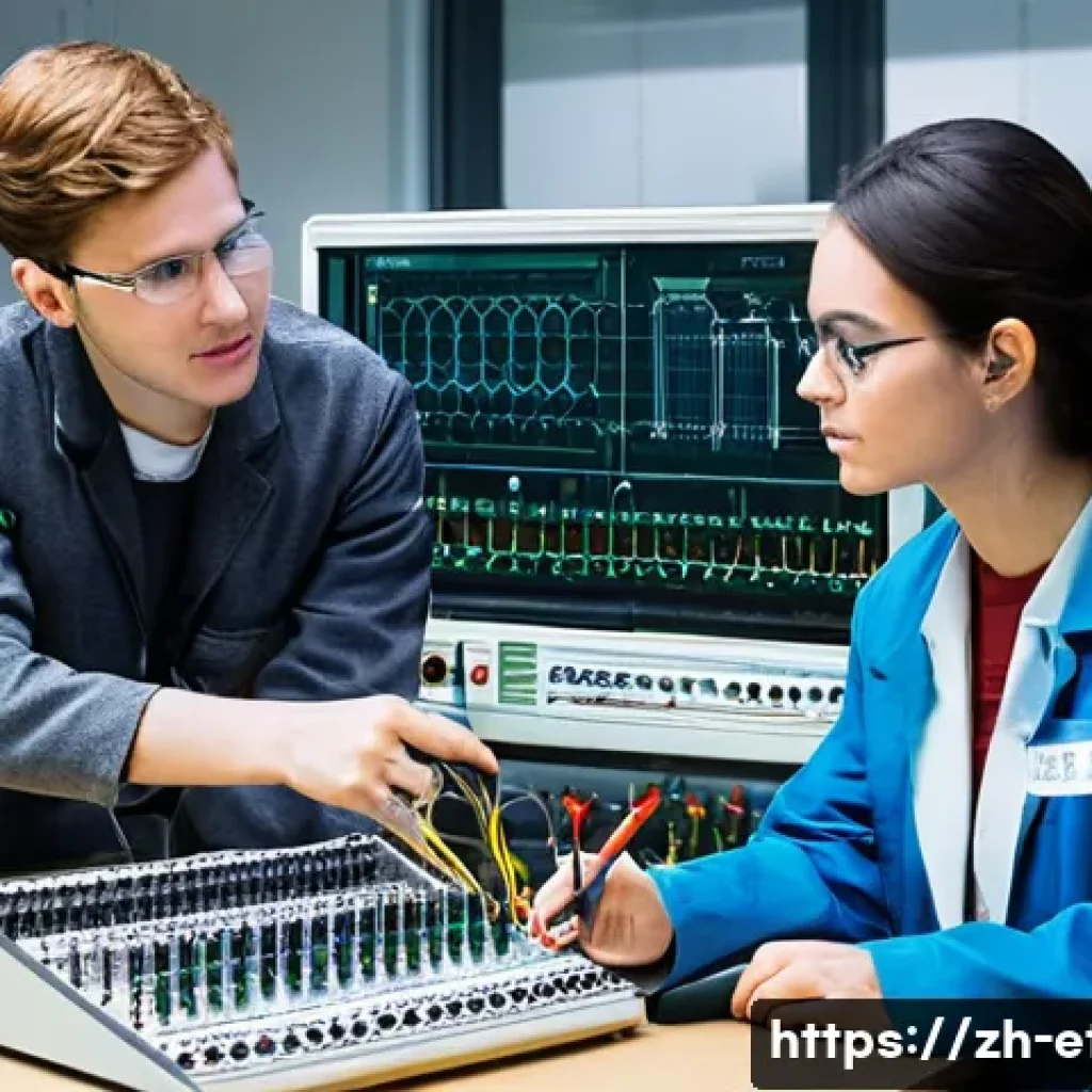 전자기술사 필기시험 전기회로 심화 학습 - **Prompt 1: Modern Electrical Engineering Lab - Circuit Analysis and Troubleshooting**
"A clean,...