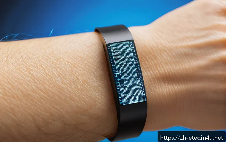 전자기술사와 관련된 최신 학술 자료 - A close-up view of a flexible electronic sensor patch made from conductive polymers and graphene, sm...